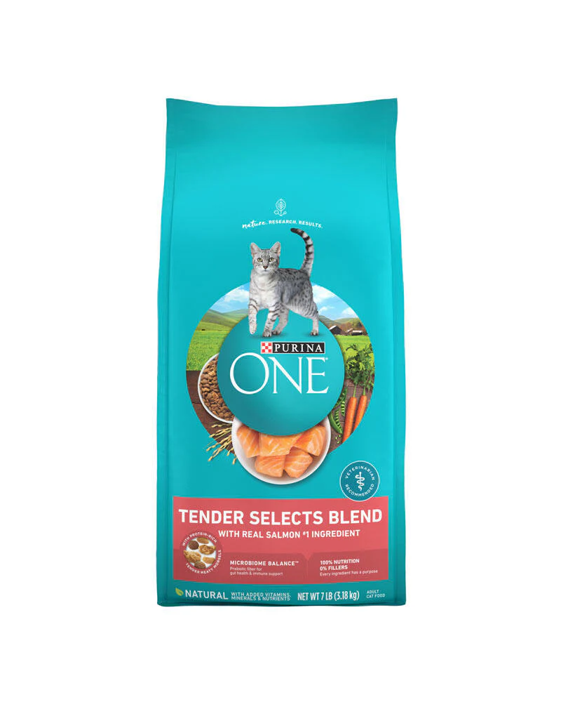 PURINA ONE TEN SEL SALMON 7# - Budpants