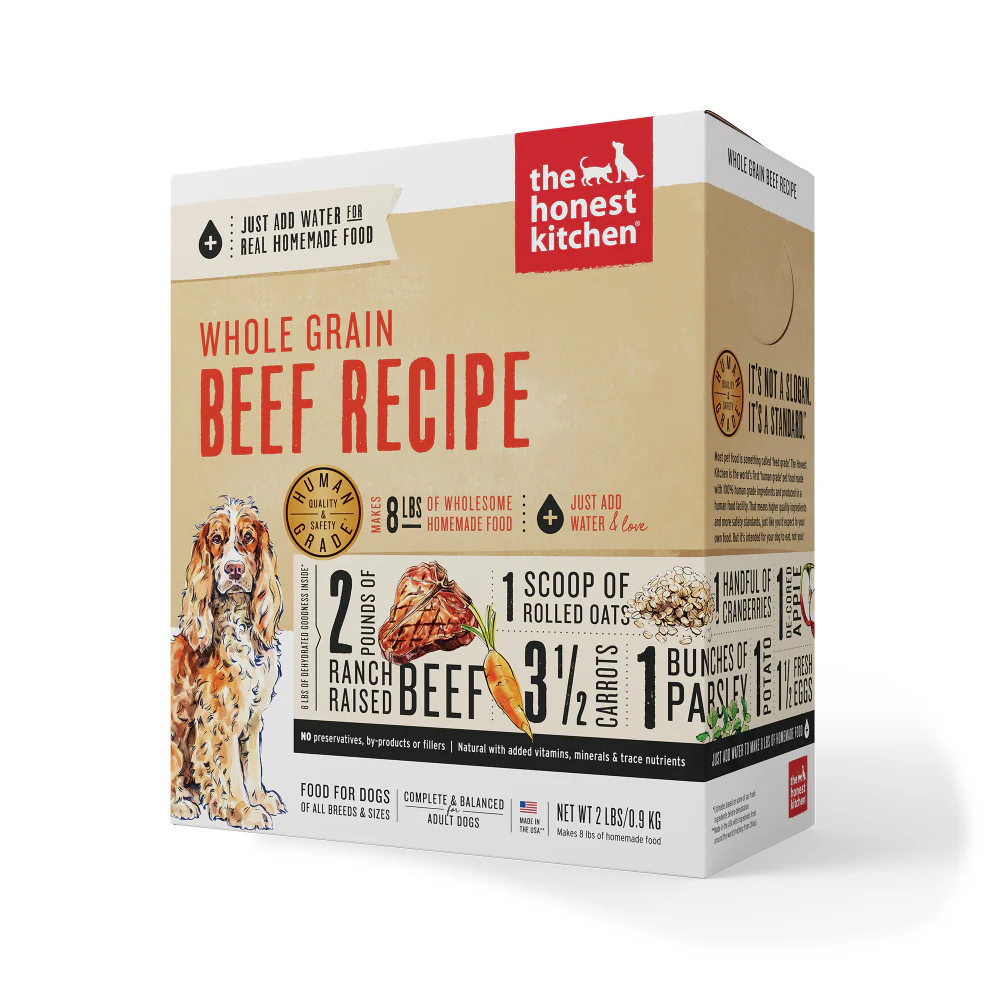 The Honest Kitchen Whole Grain Beef Recipe Dehydrated Dog Food - Budpants