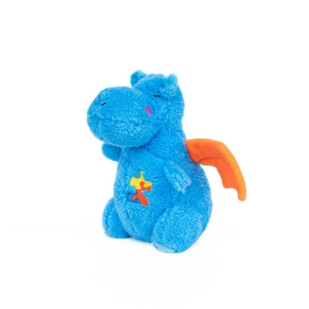 ZippyPaws Cheeky Chumz Drake the Dragon Plush Dog Toy - Budpants