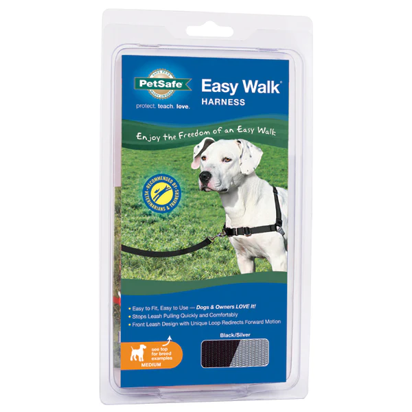 PREMIER EASY WALK HARNESS BLACK MEDIUM - Budpants
