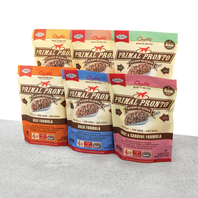 PRIMAL FROZEN K9 PRONTO 4LB - Budpants