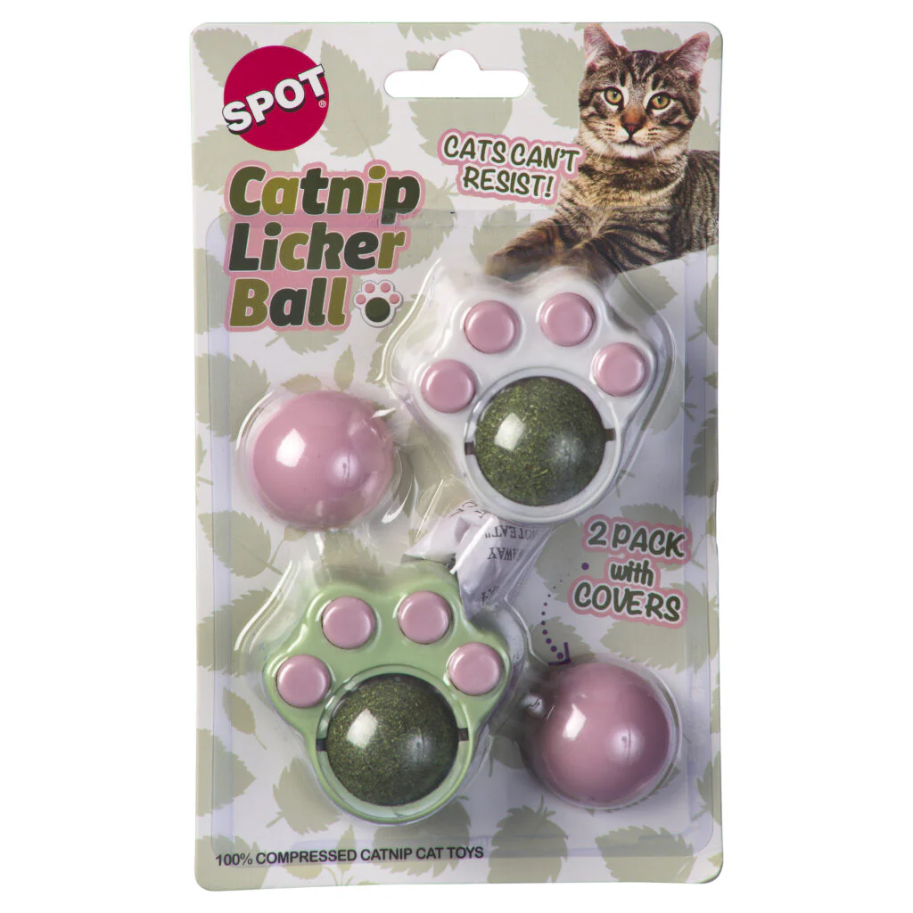ETHICAL CATNIP LICKER BALL 2pk - Budpants