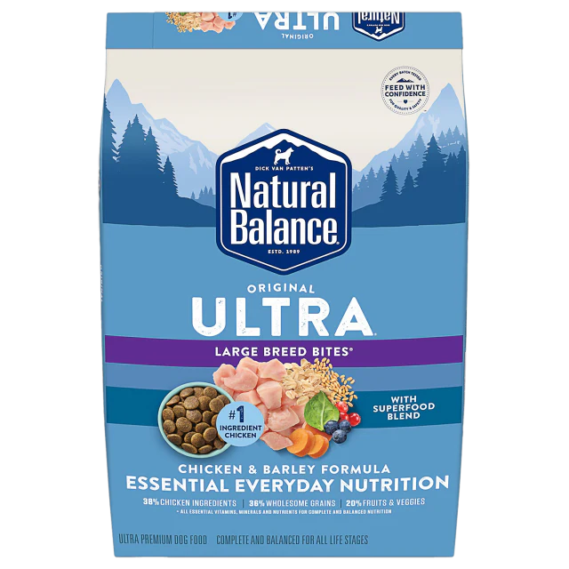 Natural Balance Original Ultra Grain Free Large Breed Bites Chicken Recipe Dry Dog Food - Budpants
