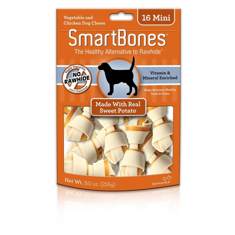 SmartBones Rawhide-Free Sweet Potato Dog Treats - Budpants