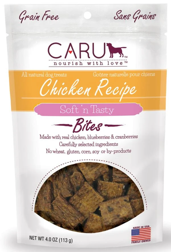 Caru Natural Grain Free Chicken Recipe Bites for Dogs - Budpants