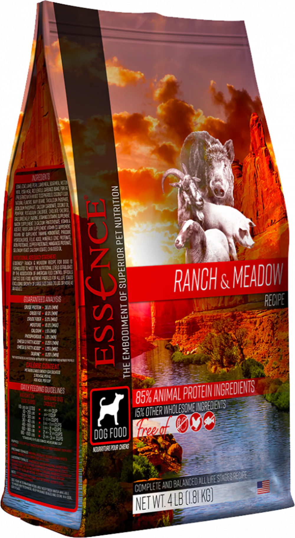 Essence Grain Free Ranch & Meadow Recipe Dry Dog Food - Budpants