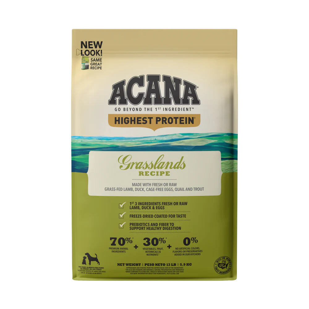 ACANA Highest Protein Grasslands Recipe Dry Dog Food - Budpants