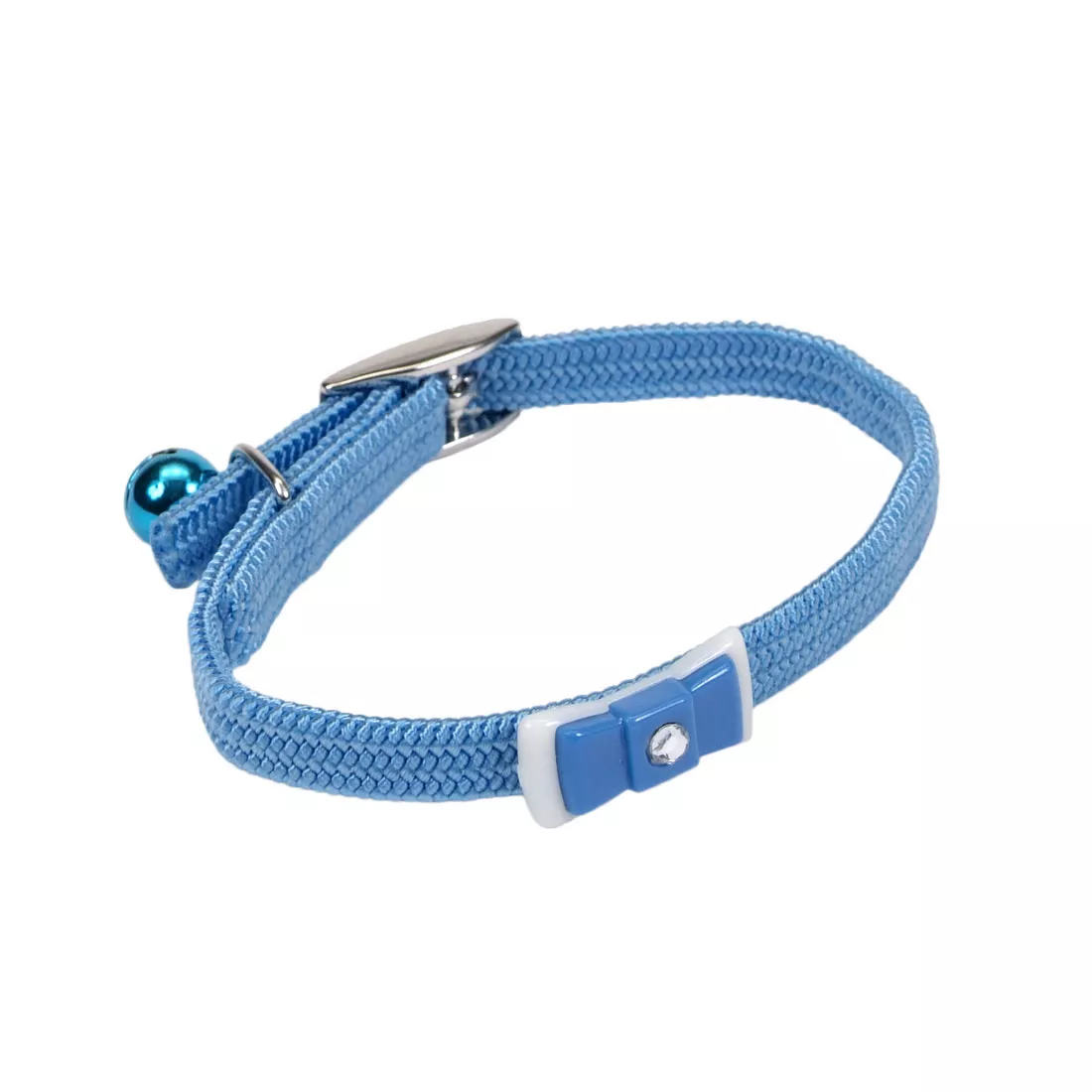 COASTAL Lil Pals Elasticized Safety Kitten Collar with Jeweled Bow - Budpants