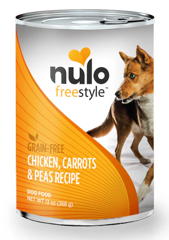 Nulo FreeStyle Grain Free Chicken, Carrots and Peas Recipe Canned Dog Food - Budpants