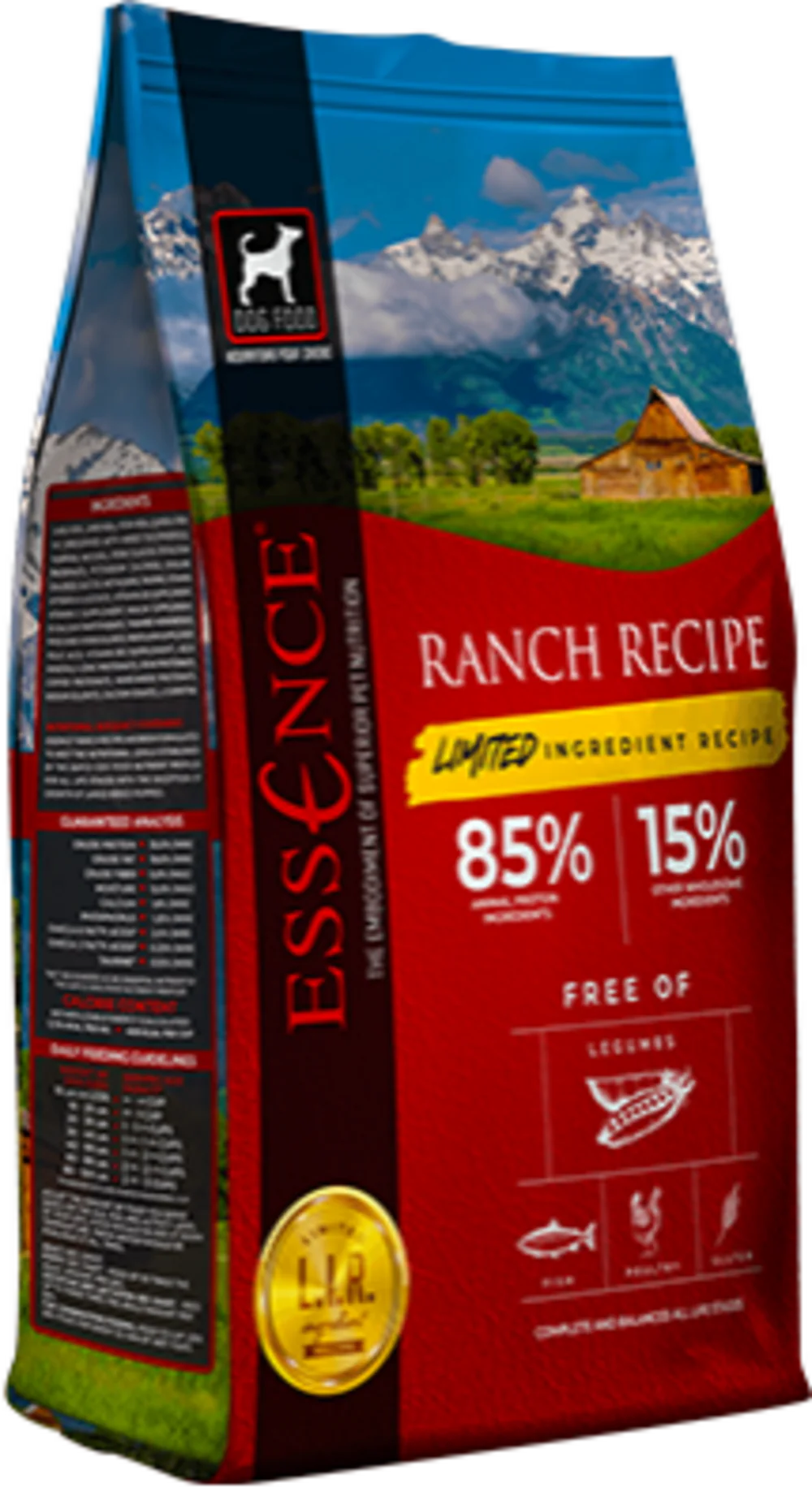 Essence Limited Ingredient Ranch Recipe Dry Dog Food - Budpants