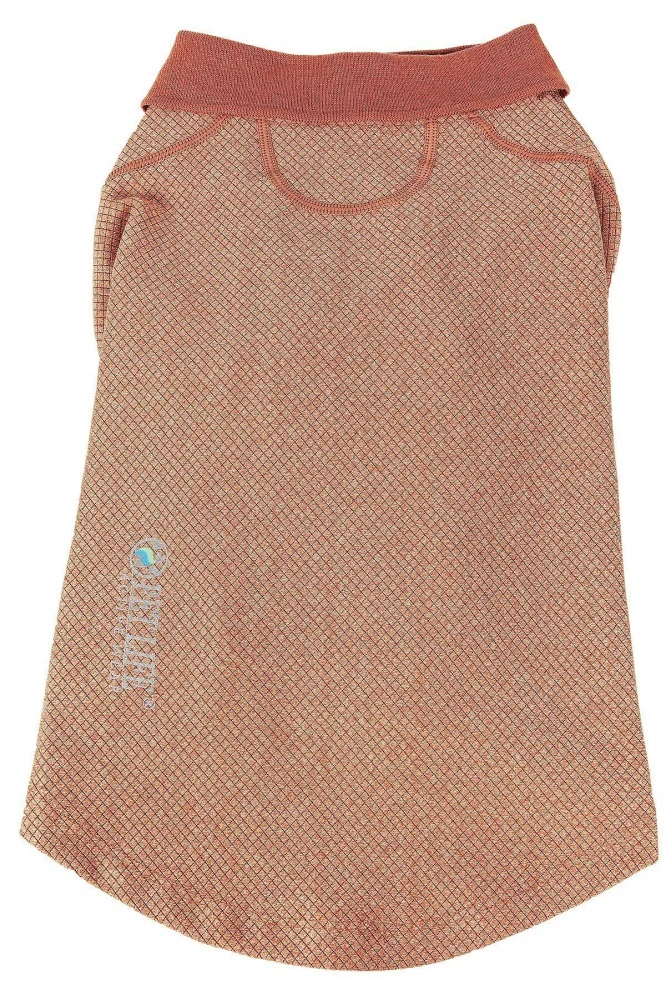 Pet Life Active Relax Stretch Fur Flexed Tan Polo Dog T-Shirt - Budpants
