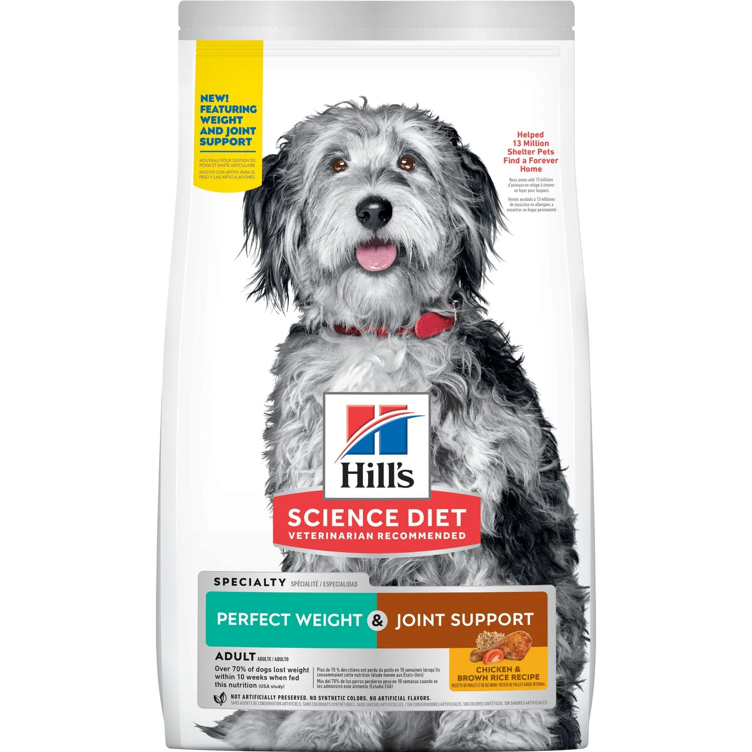 Science Diet Adult Perfect Weight & Joint Support Chicken Recipe Dry Dog Food - Budpants