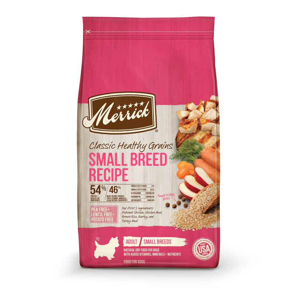 Merrick Healthy Grains Premium Dry Wholesome And Natural Kibble Small Breed Recipe - Budpants