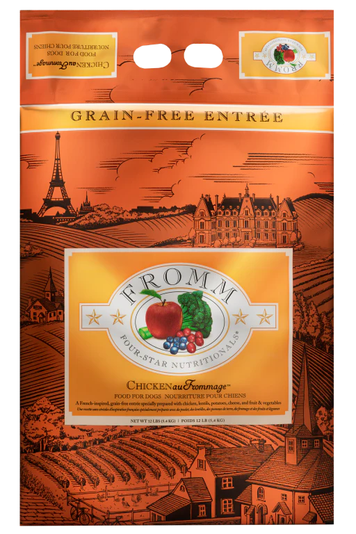 Fromm Chicken Au Frommage recipe dog food - Budpants