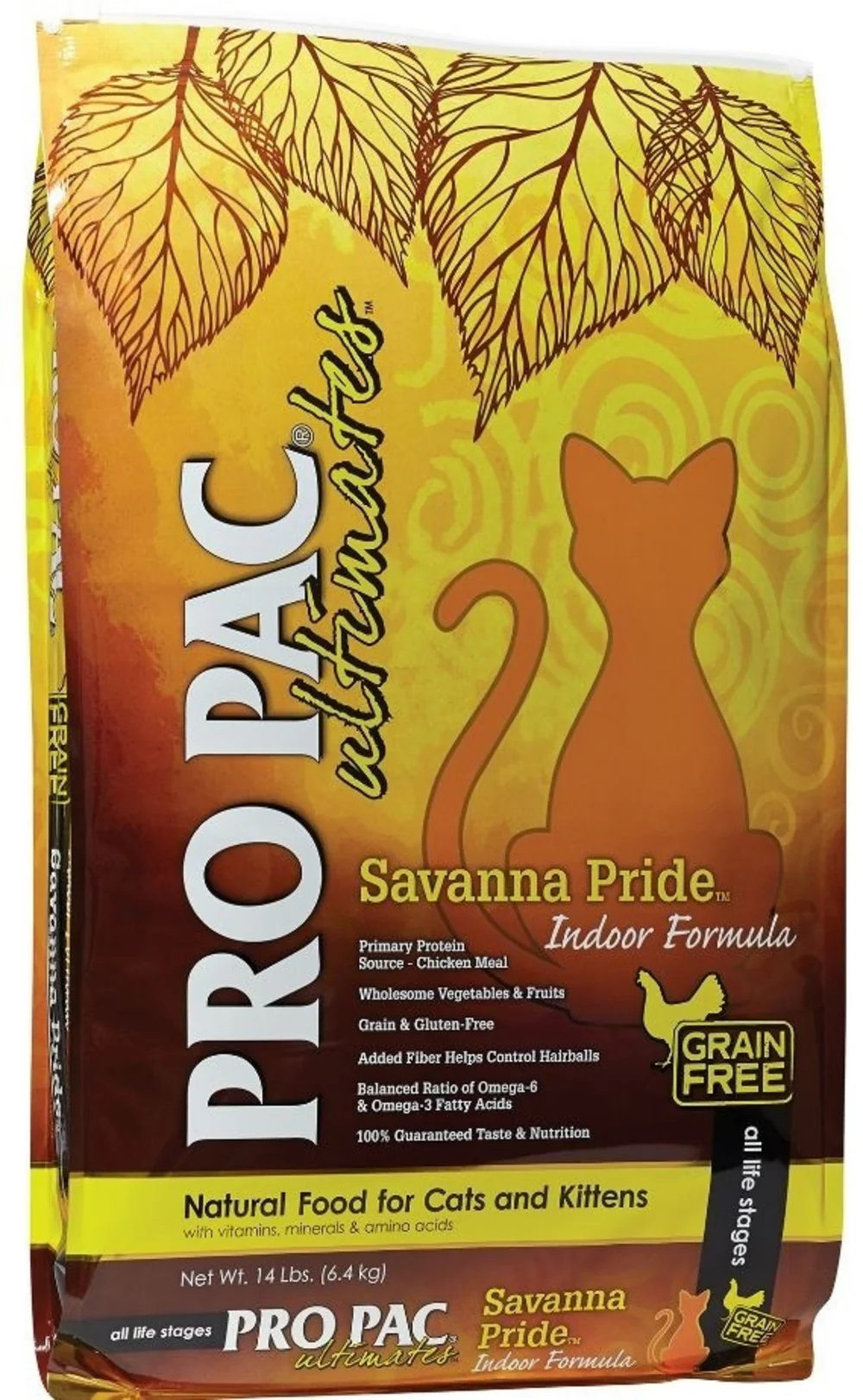 PRO PAC Grain Free Ultimates Savanna Pride Dry Cat Food (ORIGINAL FORMULA) - Budpants