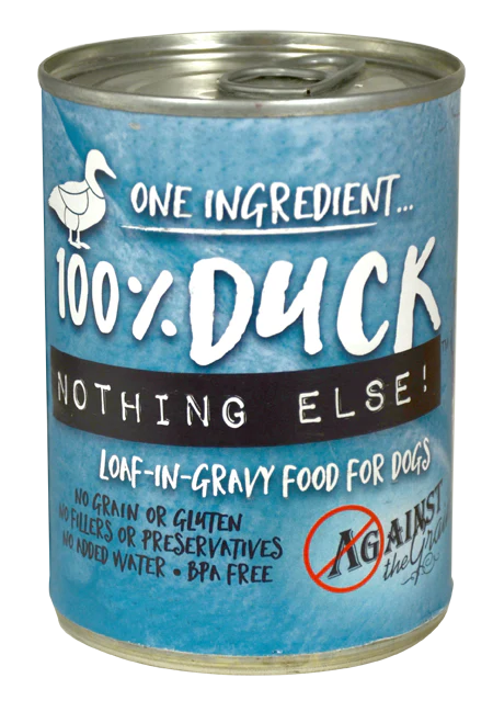 Against the Grain Nothing Else Grain Free One Ingredient 100% Duck Canned Dog Food - Budpants