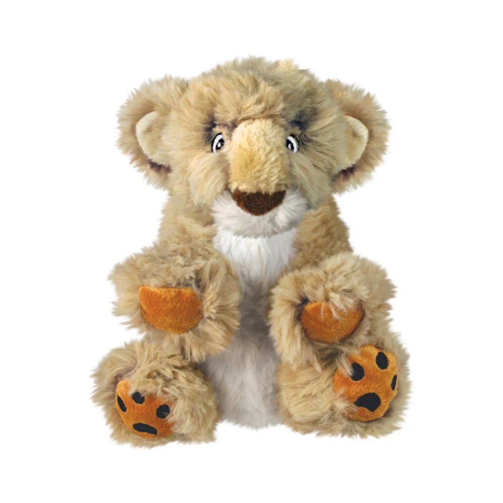 KONG Comfort Kiddos Lion Plush Dog Toy - Budpants
