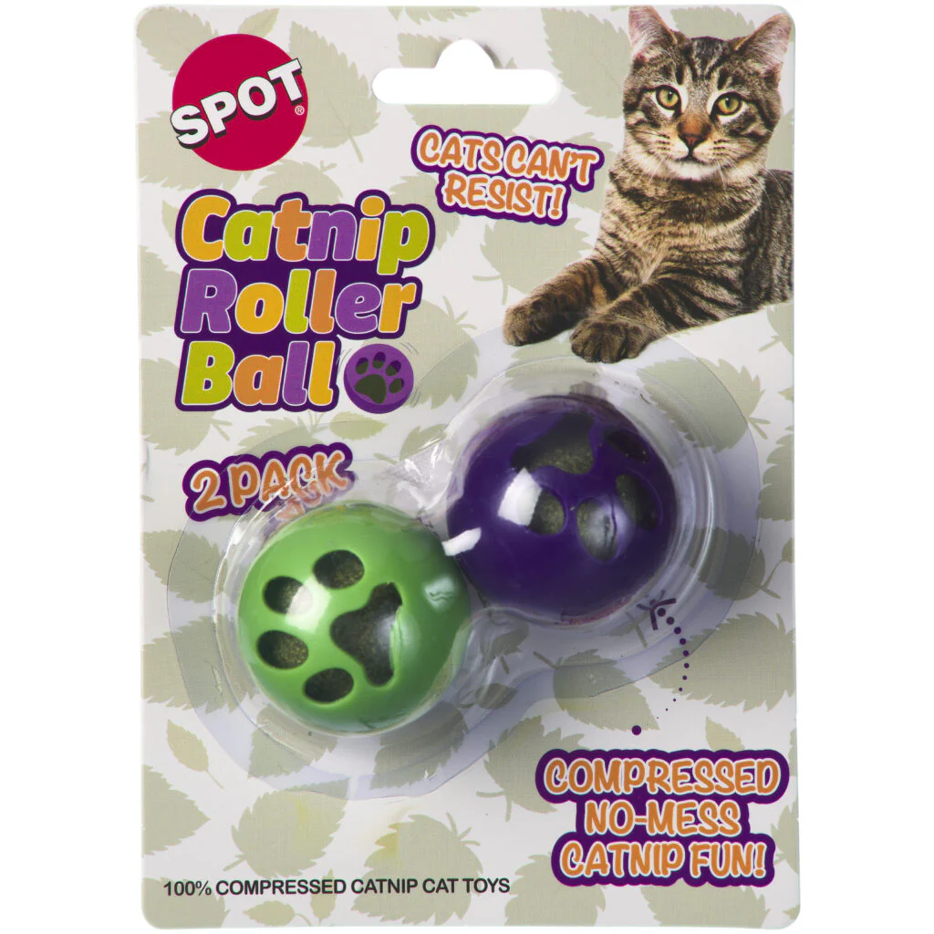 ETHICAL CATNIP ROLLER BALL 2pk - Budpants