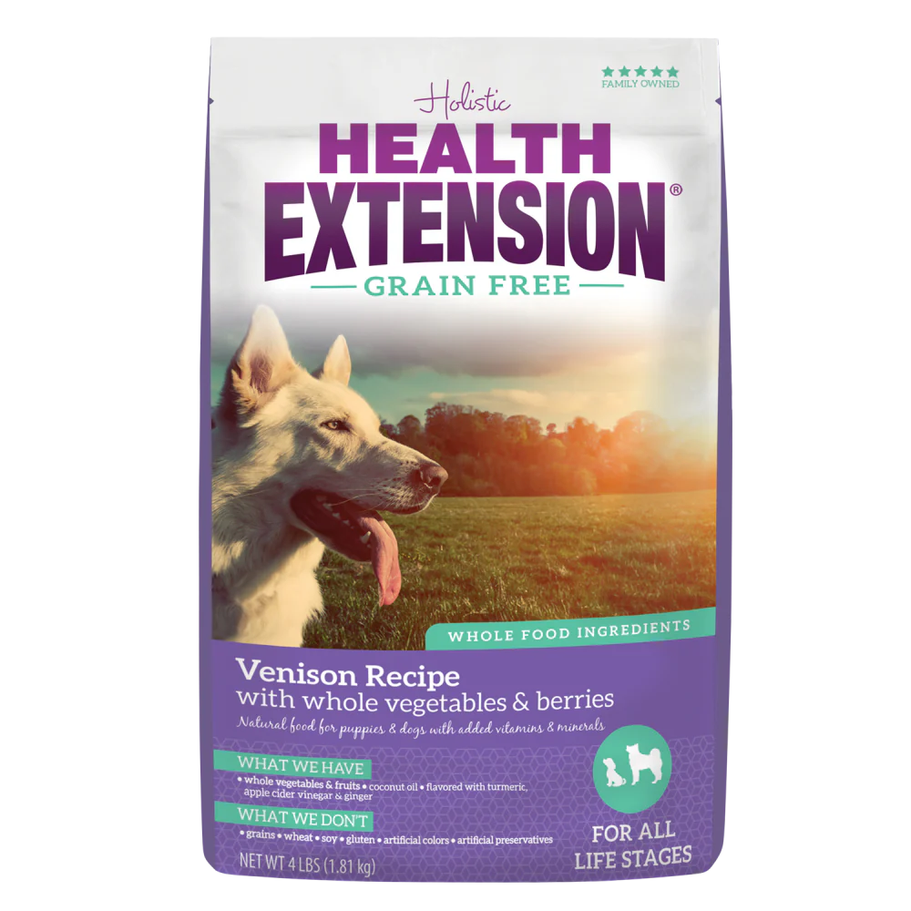Health Extension Grain Free Venison Recipe Dry Dog Food - Budpants