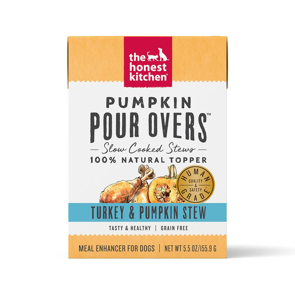 The Honest Kitchen Pour Overs Grain Free Turkey & Pumpkin Stew Recipe Food Topper for Dogs - Budpants