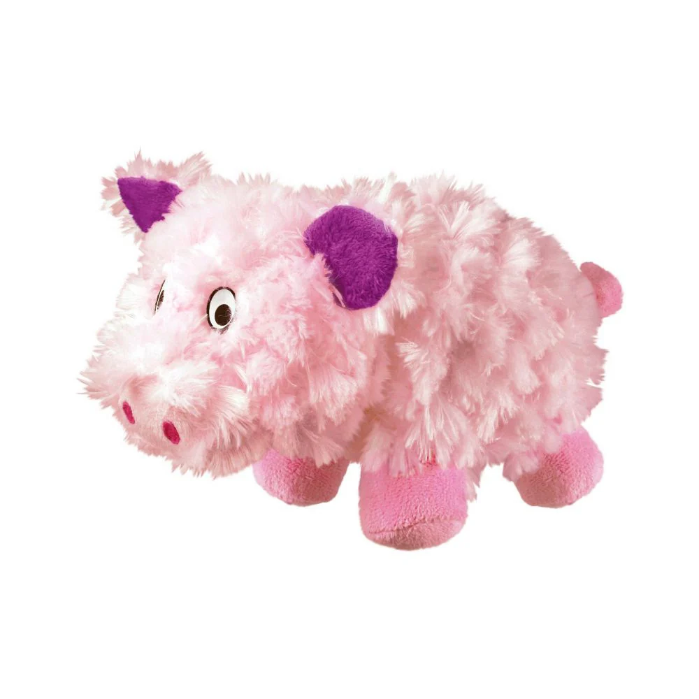 KONG Barnyard Cruncheez Pig Plush Dog Toy - Budpants