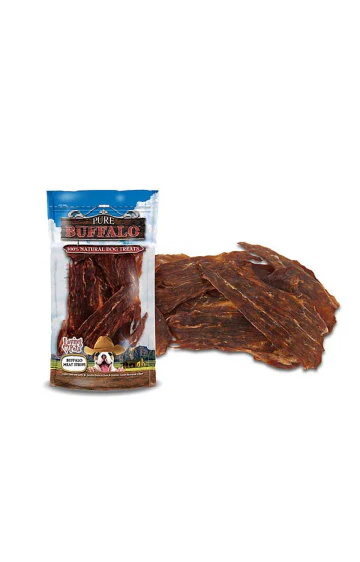 Loving Pets Pure Buffalo Jerky Meat Strips Dog Treat - Budpants