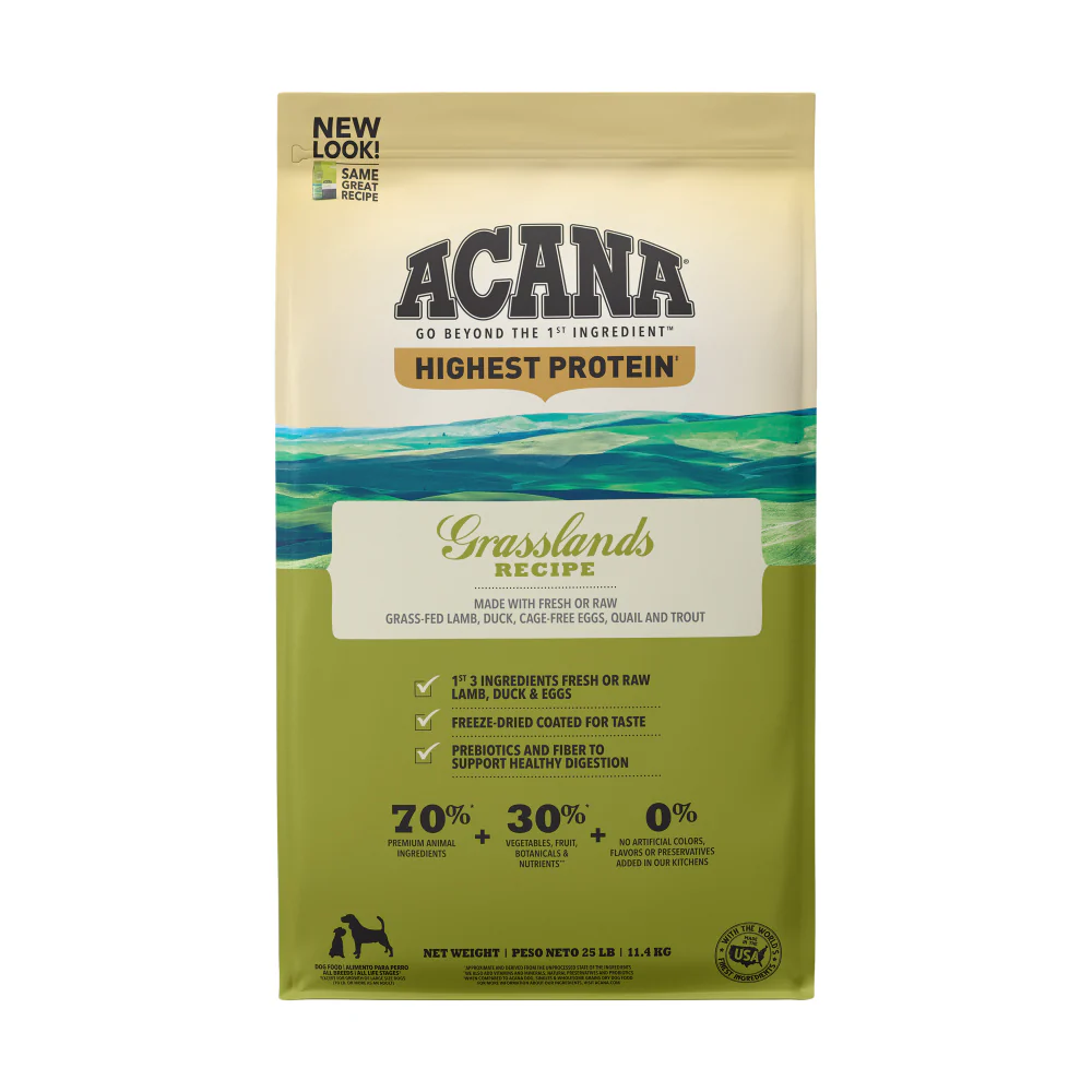 ACANA Highest Protein Grasslands Recipe Dry Dog Food - Budpants