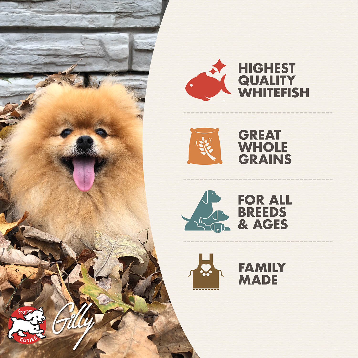 Fromm Dog Whitefish & Potato recipe dog food - Budpants