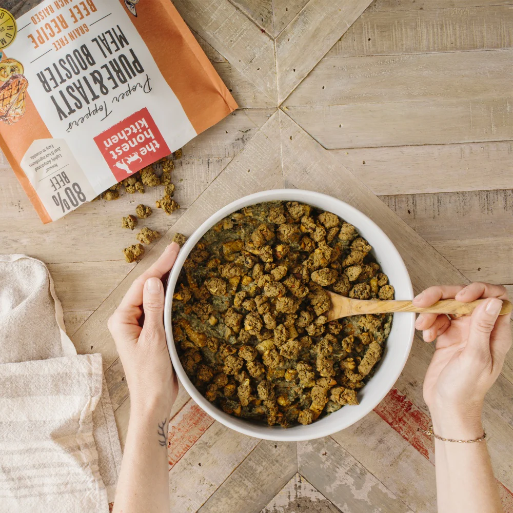 The Honest Kitchen PROPER TOPPERS Grain Free Beef Dog Food Pouch - Budpants