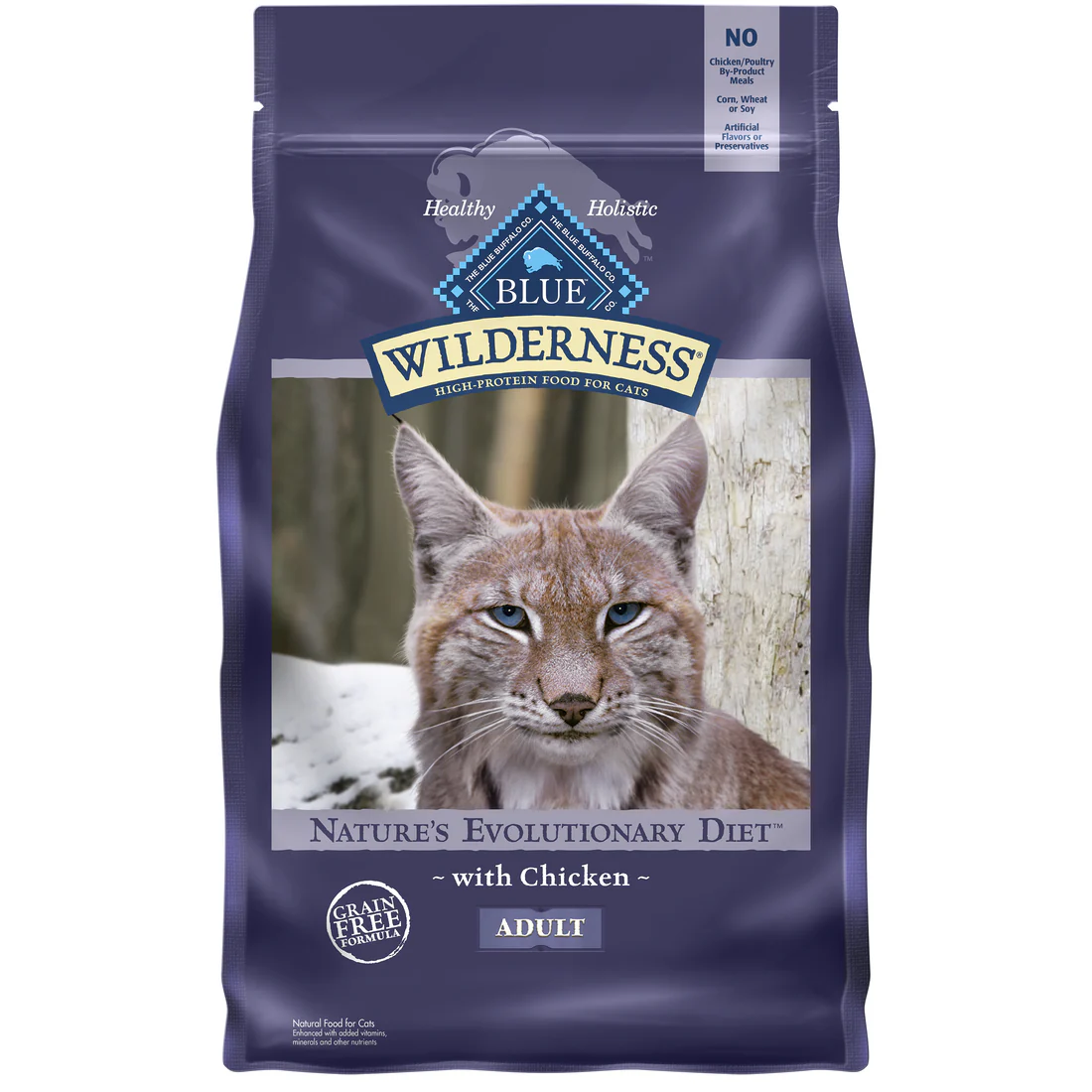Blue Buffalo Wilderness Grain Free Chicken Recipe Dry Cat Food - Budpants