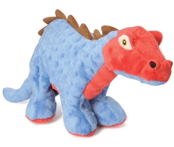 Go Dog Spike the Blue Stegosaurus Dog Chew Toy - Budpants