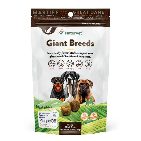 NaturVet Breed Specific Giant Breed dog treats - Budpants
