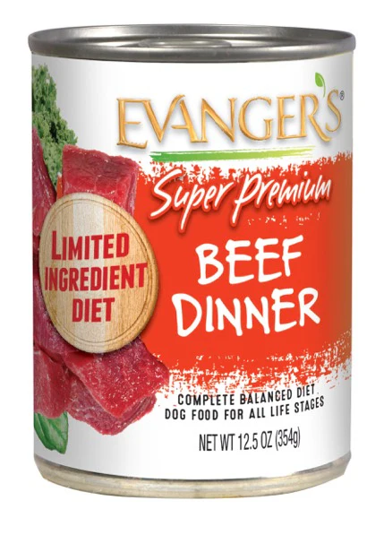 Evangers Super Premium Beef Dinner Canned Dog Food - Budpants