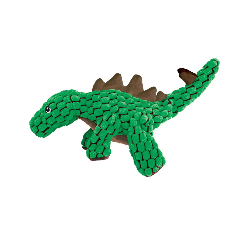 KONG Dynos Stegosaurus Squeaker Dog Toy - Budpants