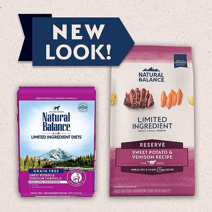 Natural Balance L.I.D. Limited Ingredient Diets Reserve Sweet Potato & Venison Dry Dog Food - Budpants