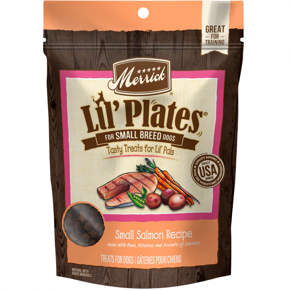 Merrick Lil' Plates Grain Free Small Salmon Dog Treats - Budpants