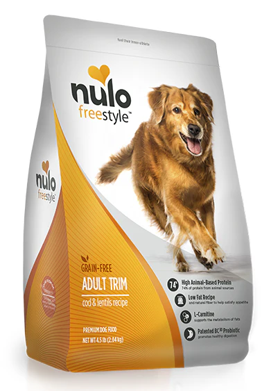 Nulo FreeStyle Grain Free Adult Trim Cod and Lentils Recipe Dry Dog Food - Budpants