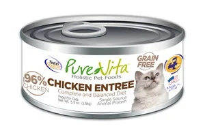 PureVita Grain Free 96% Real Chicken Entree Canned Cat Food - Budpants