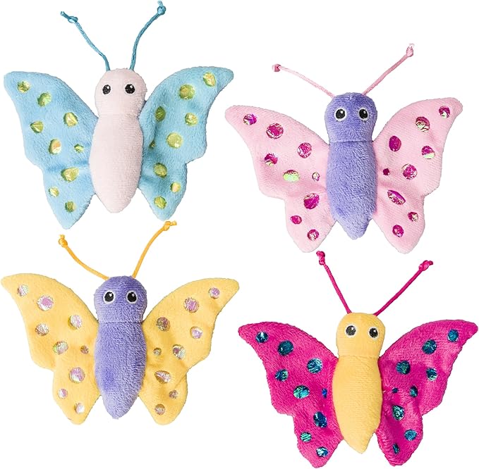 ETHICAL SHIMMER GLIMMER BUTTERFLY W/CATNIP - Budpants