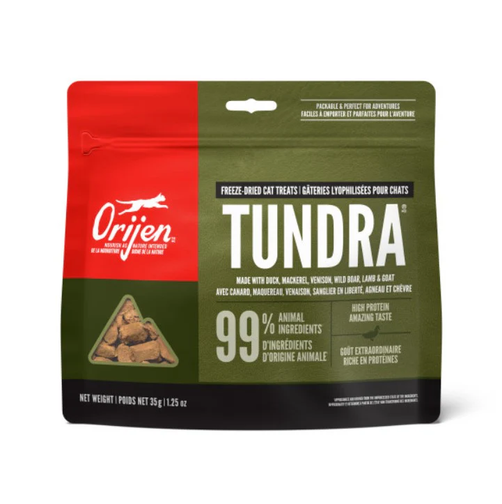 ORIJEN Grain Free Freeze Dried Tundra Cat Treats - Budpants