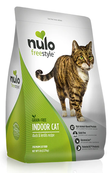 Nulo FreeStyle Indoor Cat Grain Free Duck and Lentils Recipe Dry Cat Food - Budpants