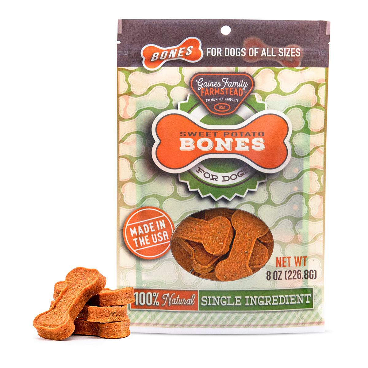 GAINES FAMILY SWEET POTATO BONES 8oz - Budpants