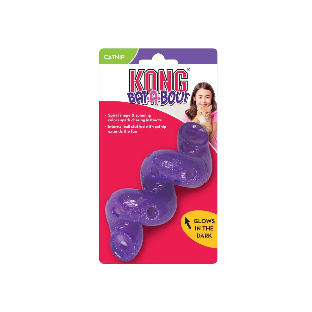 KONG Bat-A-Bout Spiral Cat Toy - Budpants