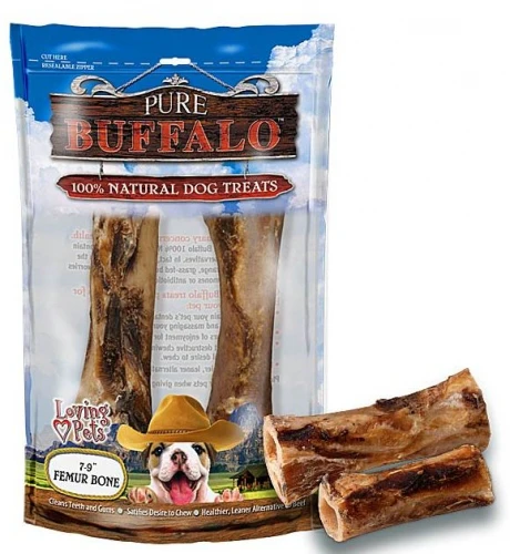 Pure Buffalo Meaty Femur Bone Dog Treats - Budpants