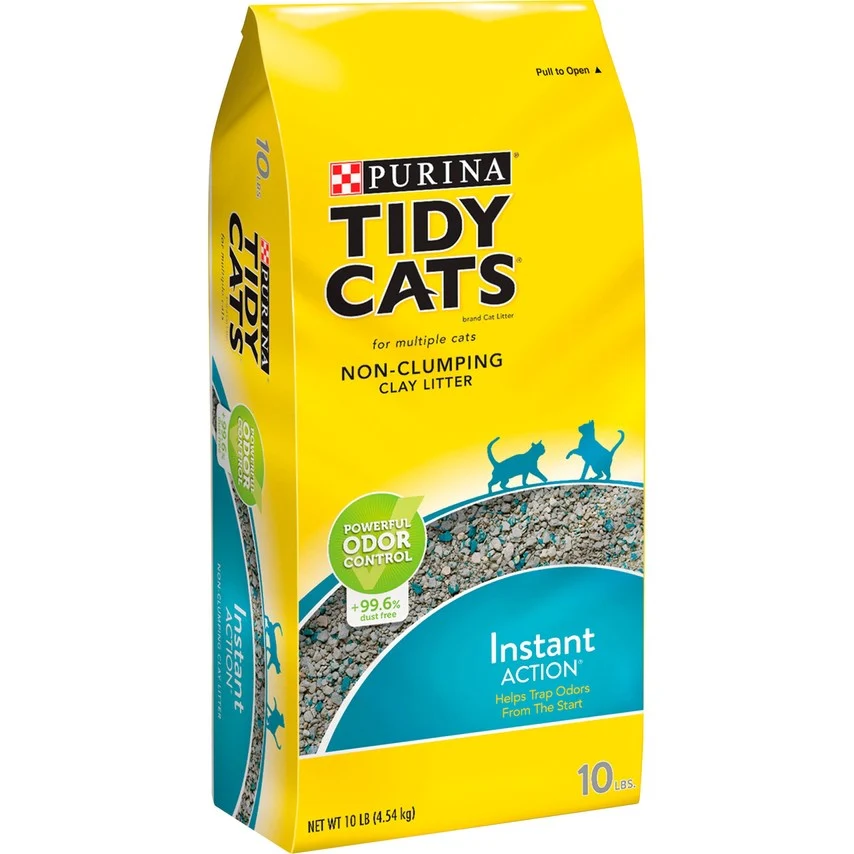 Tidy Cats Non Clumping Instant Action Immediate Odor Control Cat Litter - Budpants