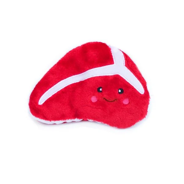 ZippyPaws NomNomz Plush Steak Dog Toy - Budpants