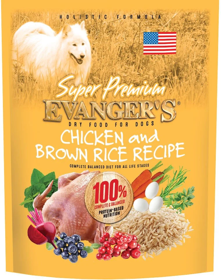 Evangers Super Premium Chicken with Brown Rice Dry Dog Food - Budpants