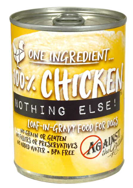 Against the Grain Nothing Else Grain Free One Ingredient 100% Chicken Canned Dog Food - Budpants