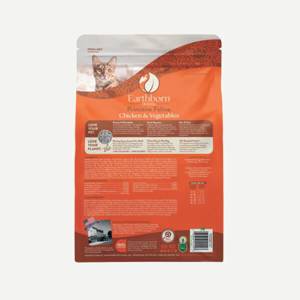 EARTHBORN PRIMITIVE FELINE DRY CAT FOOD - Budpants