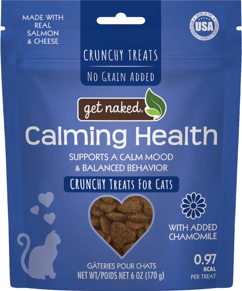 Get Naked Calming Health Functional Crunchy Treats for Cats. Salmon & Cheese flavor - Budpants